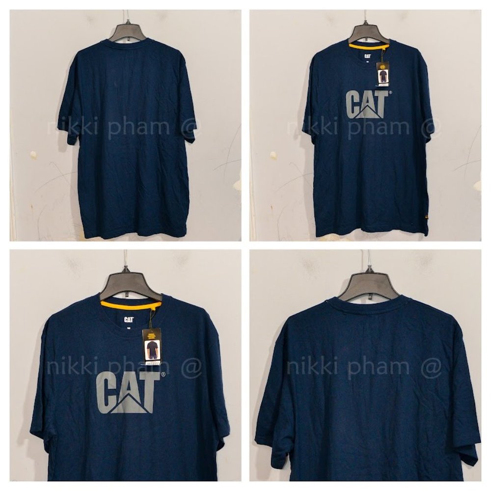 Caterpillar Men’s Short Sleeve tee in BLue